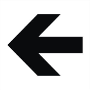 black-arrow-sign